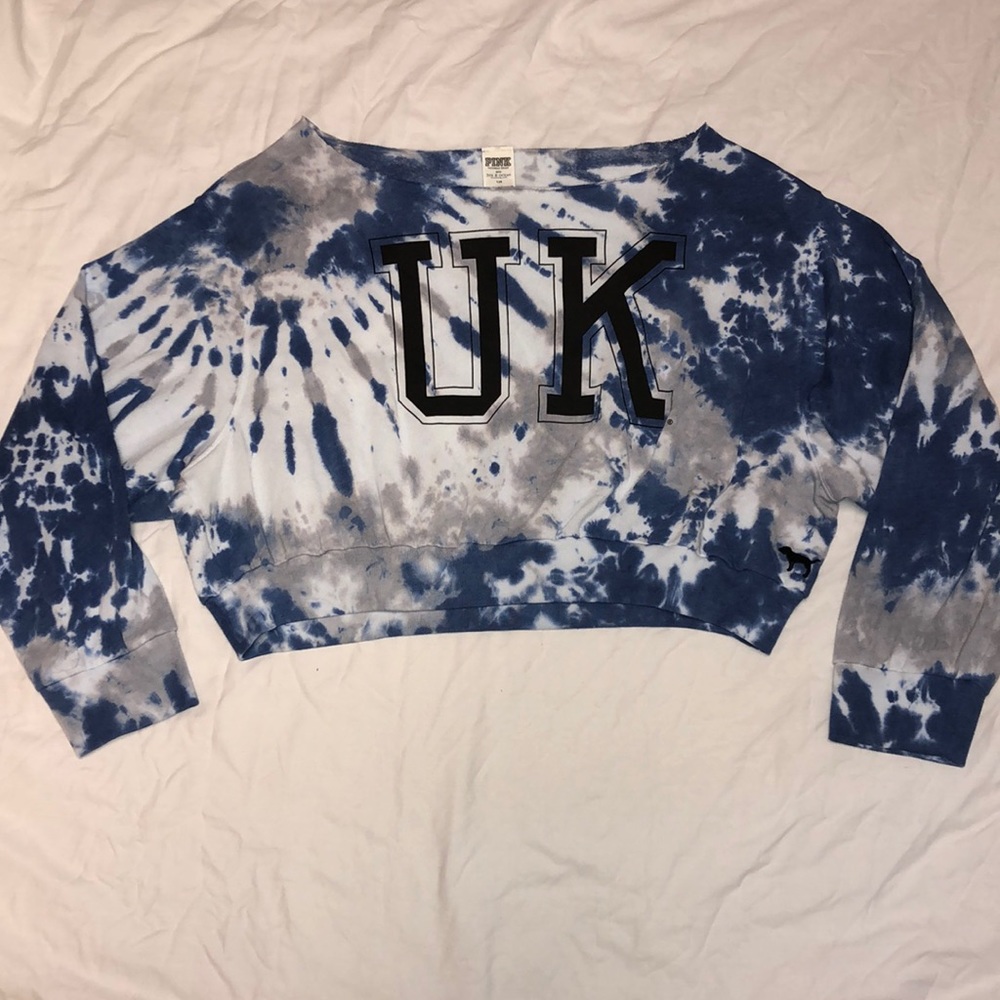 VS Pink UK Sexy Cropped Sweatshirt, oversized L